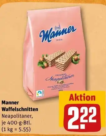 REWE Manner waffelschnitten Angebot