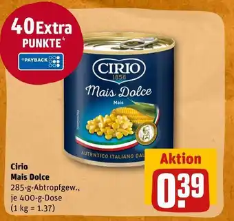 REWE Cirio mais dolce Angebot