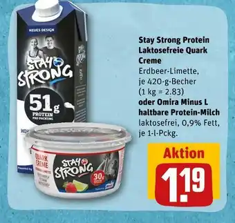 REWE Stay strong proteinprodukte Angebot