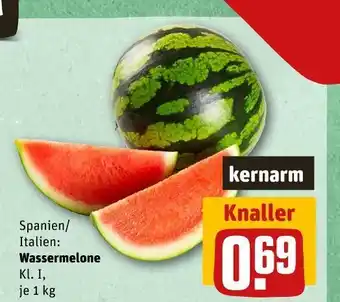 REWE Wassermelone Angebot