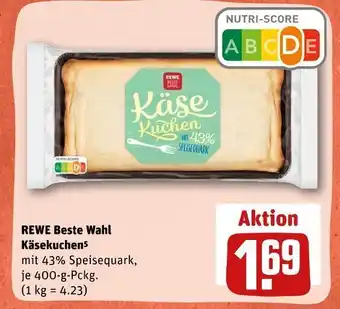 REWE Rewe beste wahl käsekuchen Angebot