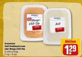 REWE Grossmann aioli knoblauchcreme Angebot