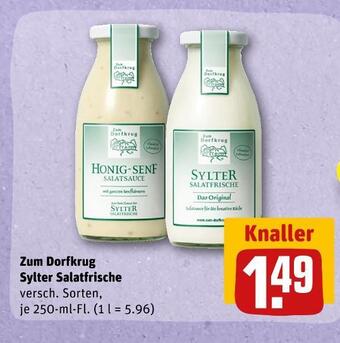 REWE Zum dorfkrug sylter salatfrische Angebot