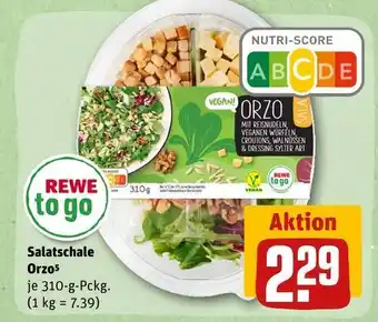 REWE Rewe to go salatschale orzo Angebot