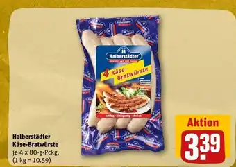 REWE Halberstädter käse-bratwürste Angebot