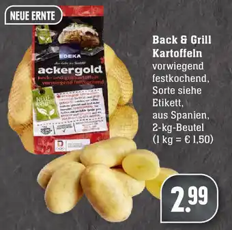 Edeka Back & Grill Kartoffeln 2kg Beutel Angebot