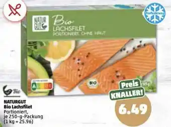 PENNY Naturgut Bio Lachsfilet 250 g Packung Angebot