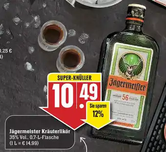 Edeka Jägermeister Kräuterlikör 0,7L Angebot