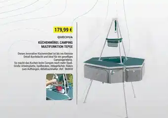 Decathlon Quechua küchenmöbel camping multifunktion tepee Angebot