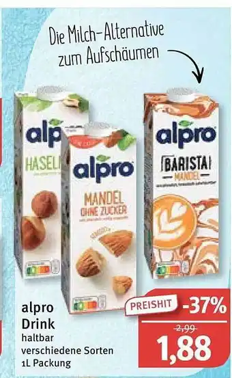 Feneberg Alpro drink Angebot