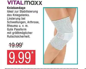 Marktkauf Vitalmaxx kniebandage Angebot