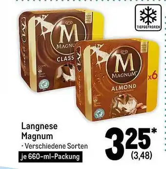 METRO Langnese magnum Angebot