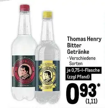 METRO Thomas henry bitter getränke Angebot