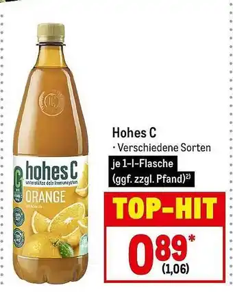 METRO Hohes c Angebot