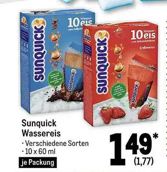 METRO Sunquick wassereis Angebot