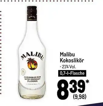 METRO Malibu kokoslikör Angebot