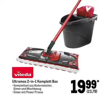 METRO Vileda ultramax 2-in-1 komplett box Angebot