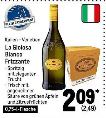 METRO Italien - venetien la gioiosa bianco frizzante Angebot