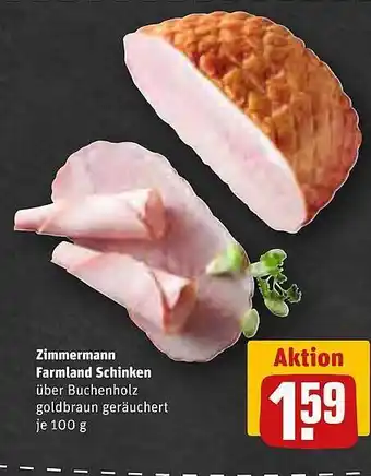 REWE Zimmermann farmland schinken Angebot