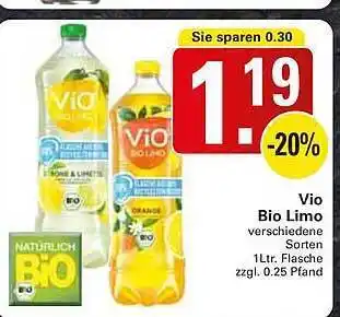 WEZ Vio bio limo Angebot