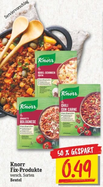 NP Discount Knorr Fix Produkte Angebot