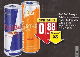 Edeka Neukauf Red Bull Energy Drink 0,25 L Dose Angebot