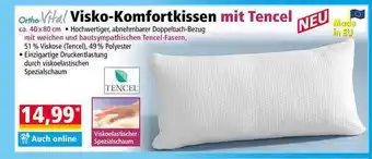 Norma Visko-Komfortkissen mit Tencel Angebot