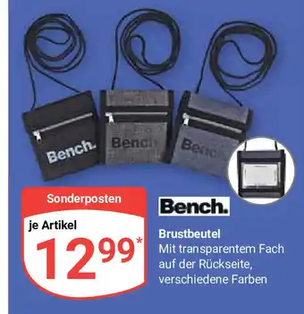 Globus Bench. Brustbeutel Angebot