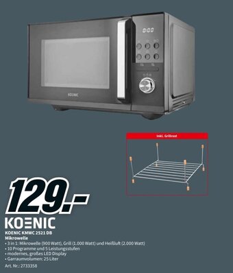 MediaMarkt Koenic Mikrowelle | KMWC 2521 DB Angebot