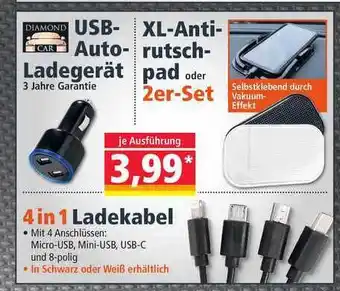 Norma 4in1 Ladekabel Angebot