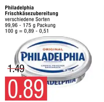 Marktkauf Philadelphia Frischkäsezubereitung 99,96 - 175 g Angebot