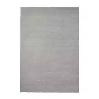 IKEA Knardrup teppich kurzflor hellgrau 133x195 cm Angebot