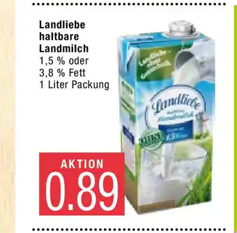 Marktkauf Landliebe haltbare Landmilch 1 L Angebot