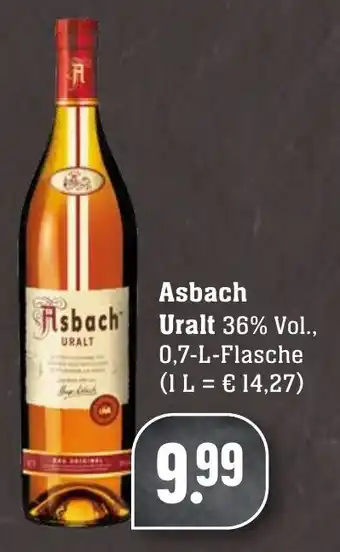 Edeka Neukauf Asbach Uralt 0,7 L Flasche Angebot