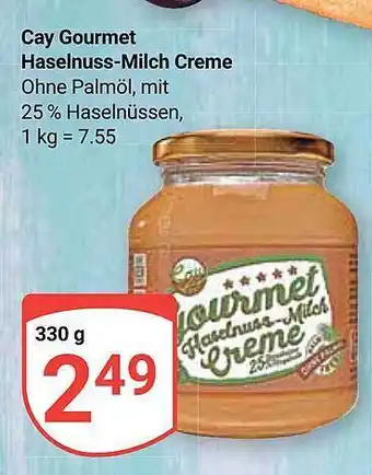 Globus Cay gourmet haselnuss-milch creme Angebot