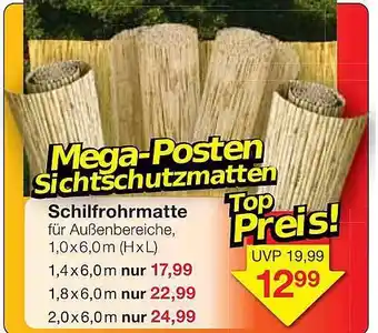 Jawoll Schilfrohrmatte Angebot