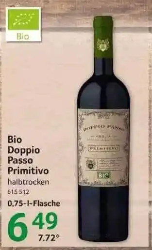 Selgros Bio doppio passo primitivo Angebot