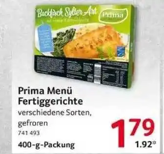 Selgros Prima menü fertiggerichte Angebot