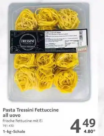 Selgros Pasta tressini fettuccine all uovo Angebot