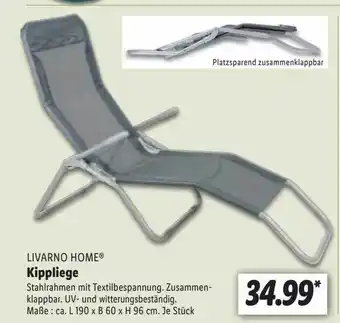 Lidl Livarno home kippliege Angebot