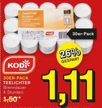 KODi Kodi Teelichter 30st Angebot