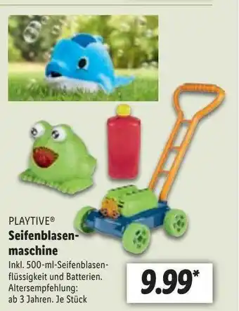 Lidl Playtive seifenblasenmaschine Angebot