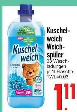 Edeka Kuschelweichspüler Angebot