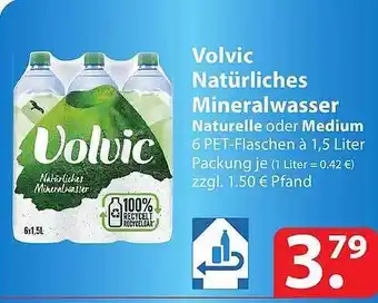 Famila Nord Ost Volvic natürliches mineralwasser Angebot