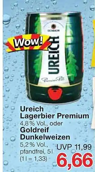 Jawoll Ureich lagerbier premium oder goldreif dunkelweizen Angebot