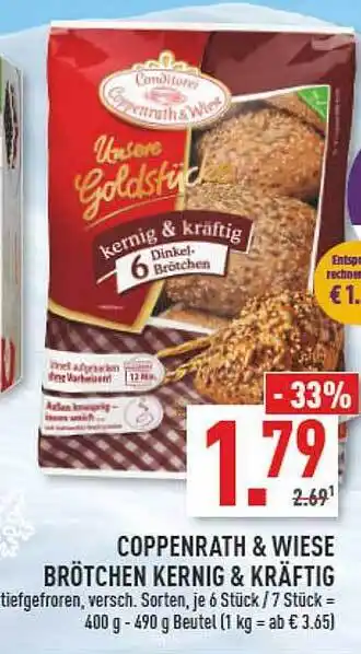 Marktkauf Coppenrath & wiese brötchen kernig & kräftig Angebot