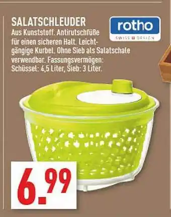 Marktkauf Rotho salatschleuder Angebot