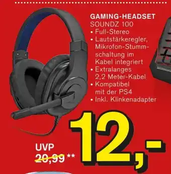 KODi Gaming-Headset Soundz 100 Angebot