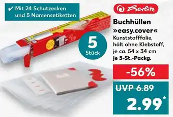 Kaufland Herlitz Buchhüllen ,,easy.cover" 5 St. Packg. Angebot