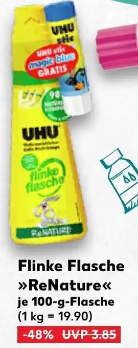 Kaufland Uhu Flinke Flasche ReNature 100 g Flasche Angebot